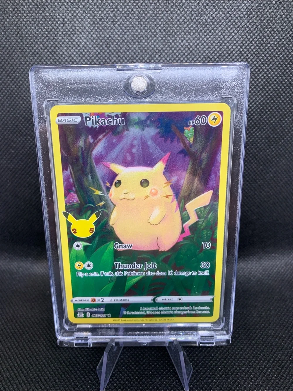 Pikachu Card Lot Celebrations Anniversary Holo Perfect In Cases
